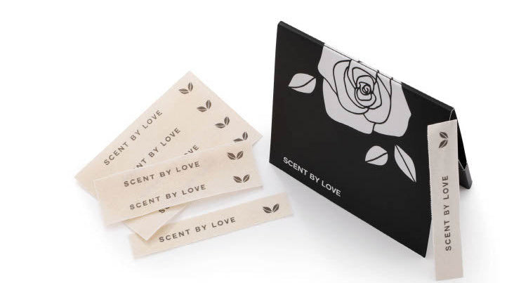 Scent By Love envelope image and fragrance papers 